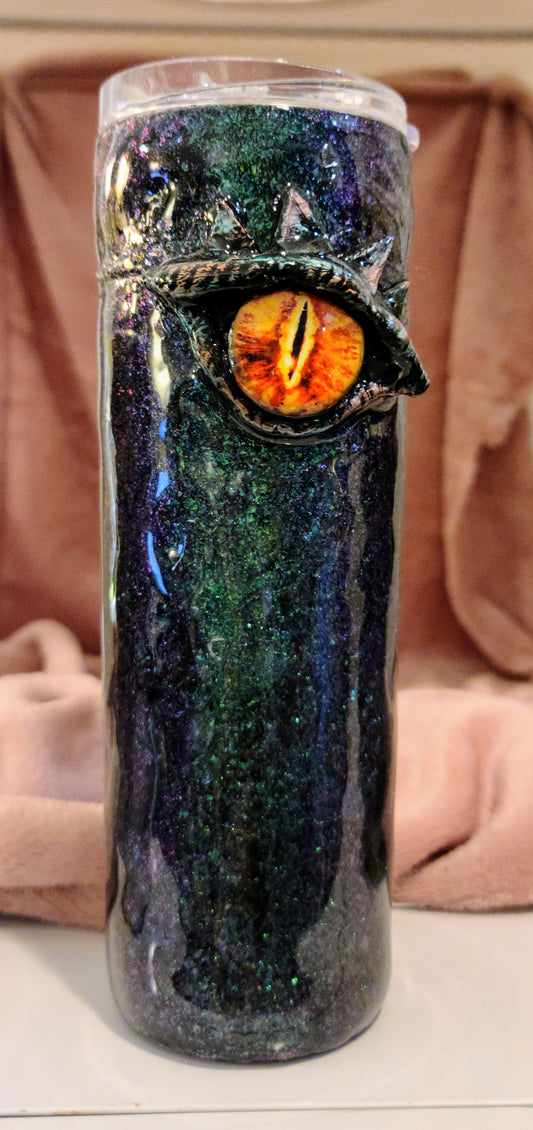 Dragon Scale Tumbler – Custom 20oz Stainless Steel Fantasy Mug