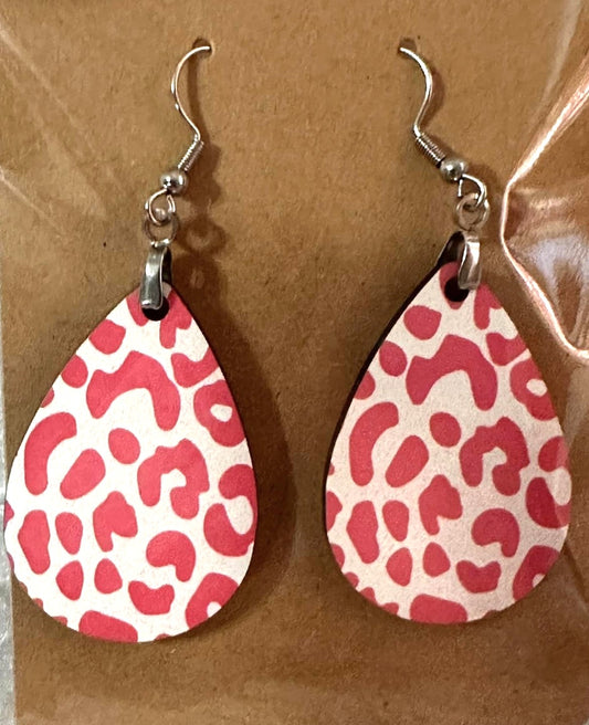 Leopard Print Earrings